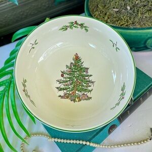 NWT Spode Christmas Tree Individual Fruit Bowl 7 Inch for Cereal, Breakfast